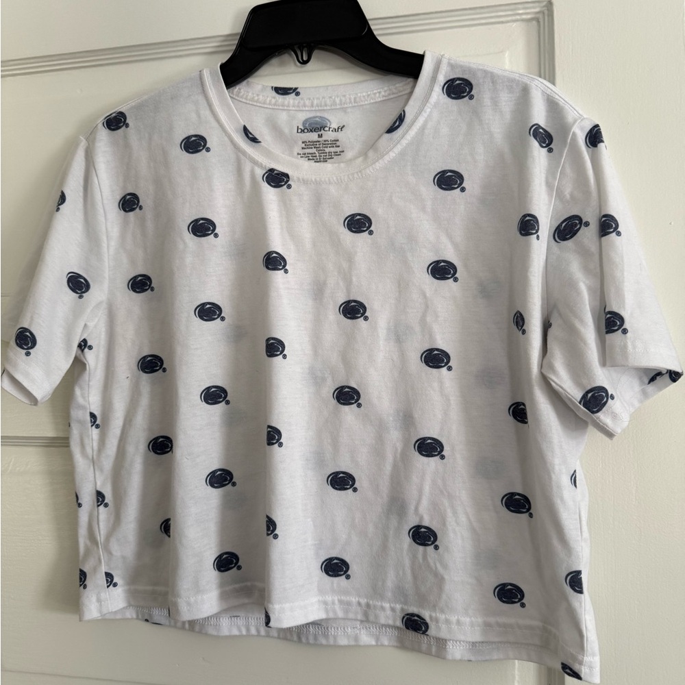 Penn State Women's Cropped T-shirt - boxercraft
